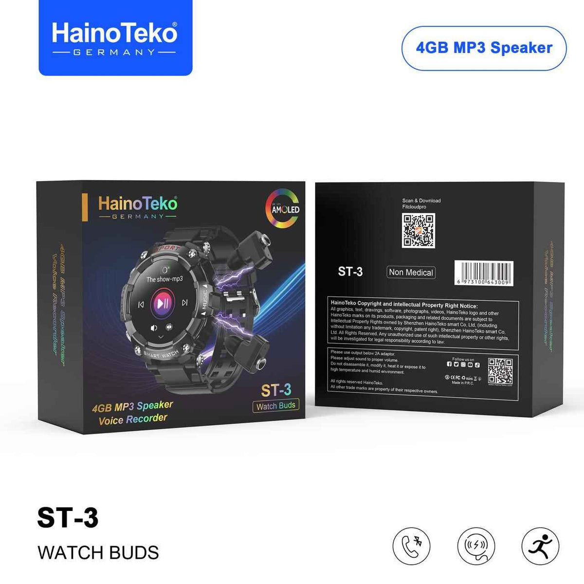 Haino Teko ST-3 Watch Buds: The Ultimate Wireless Sound Experience