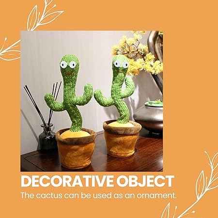 Dancing Cactus Toy - Interactive Fun for Kids and Adults
