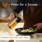 Oil Dispenser and Sprayer for Precise and Mess-Free Cooking