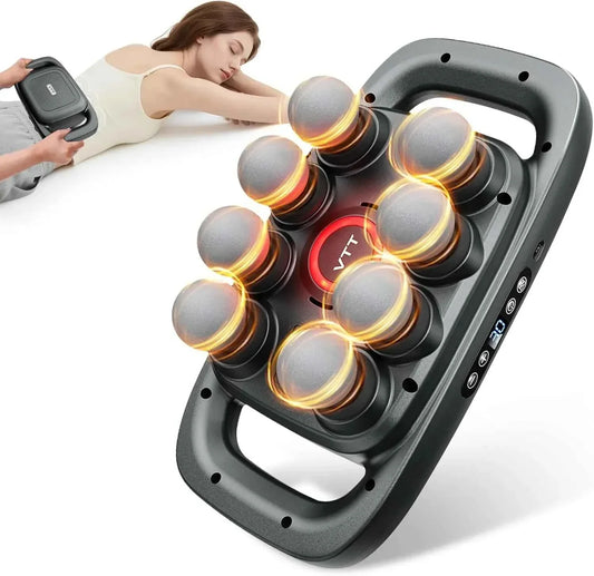8 Head Massage Gun for Ultimate Back, Shoulders, Legs, & Muscle Pain Relief