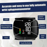 Automatic Blood Pressure Monitor - Accurate Wrist-Style Health Device