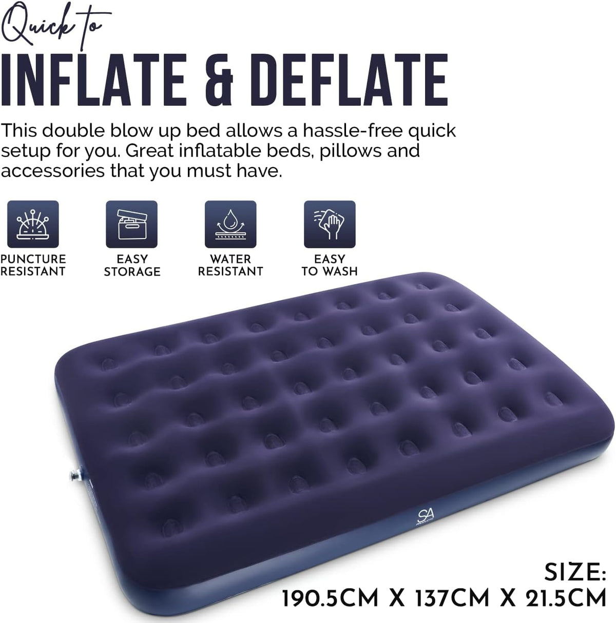 Air Mattress Inflatable Bed || مرتبة هوائية قابلة للنفخ