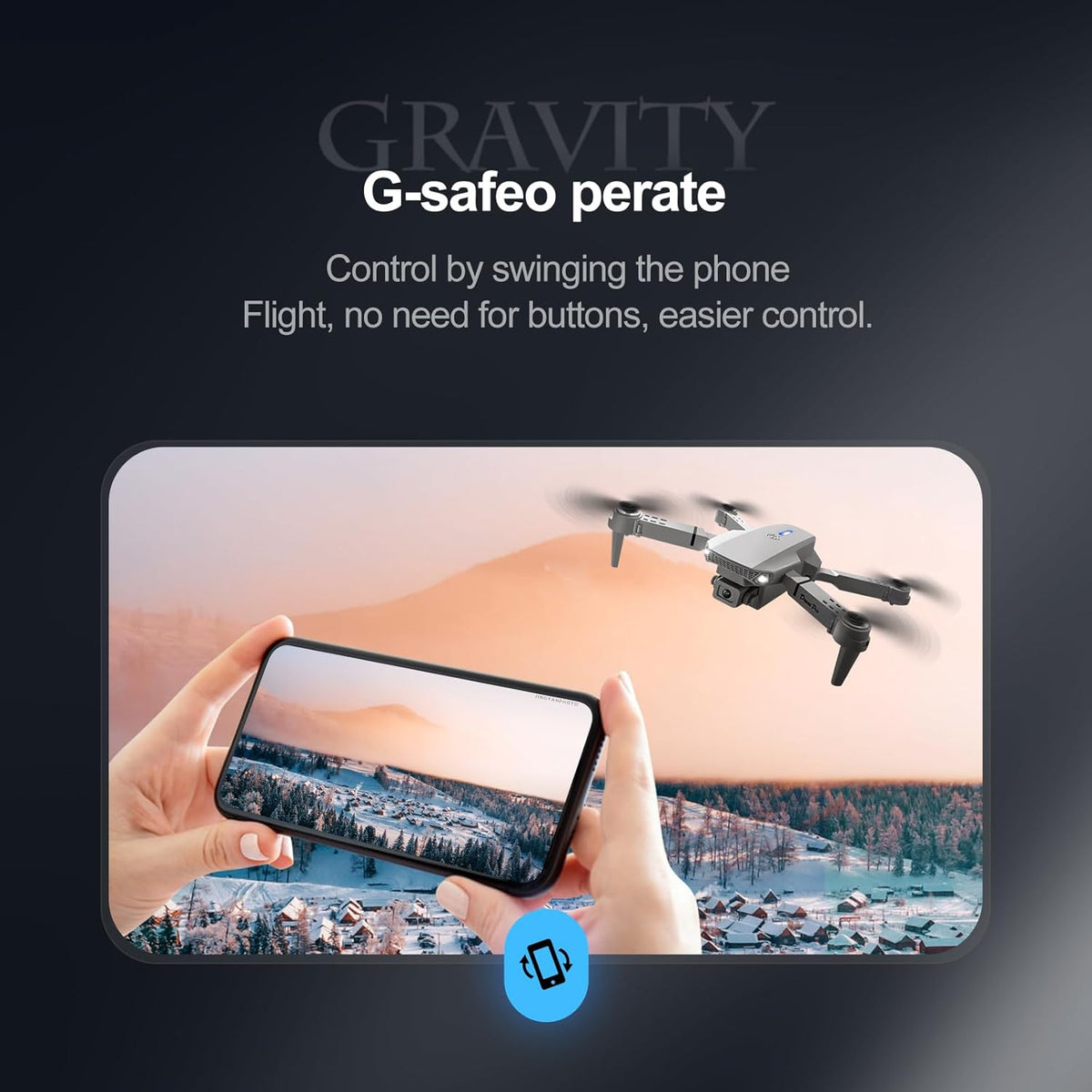 E88 Air Foldable RC Drone with Dual Camera | Remote Control || طائرة بدون طيار قابلة للطي E88 Air مزودة بكاميرا مزدوجة | جهاز تحكم عن بعد
