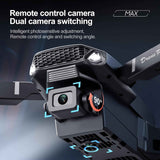 E88 Air Foldable RC Drone with Dual Camera | Remote Control || طائرة بدون طيار قابلة للطي E88 Air مزودة بكاميرا مزدوجة | جهاز تحكم عن بعد
