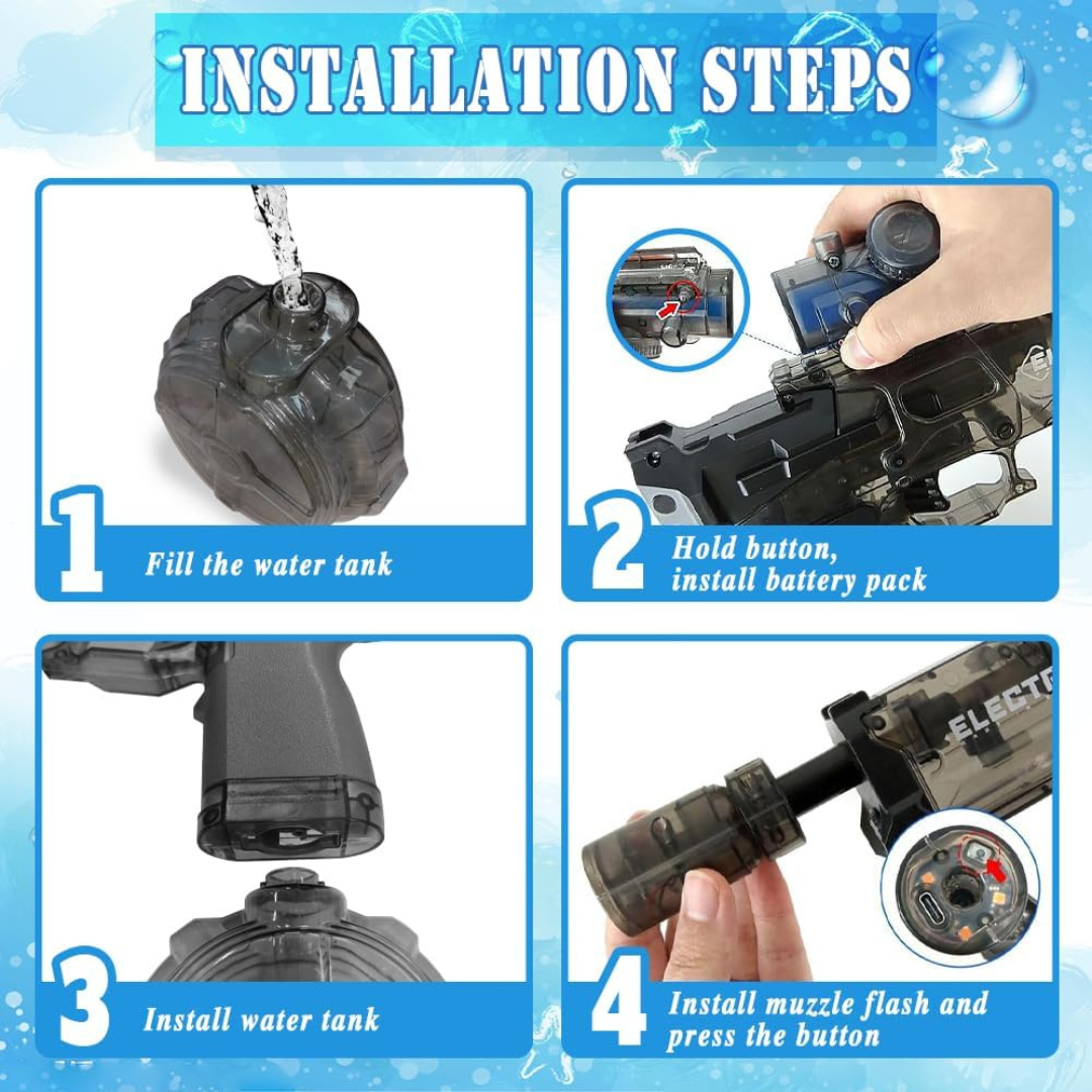Electric Water Gun - Ultimate Fun for Hot Days