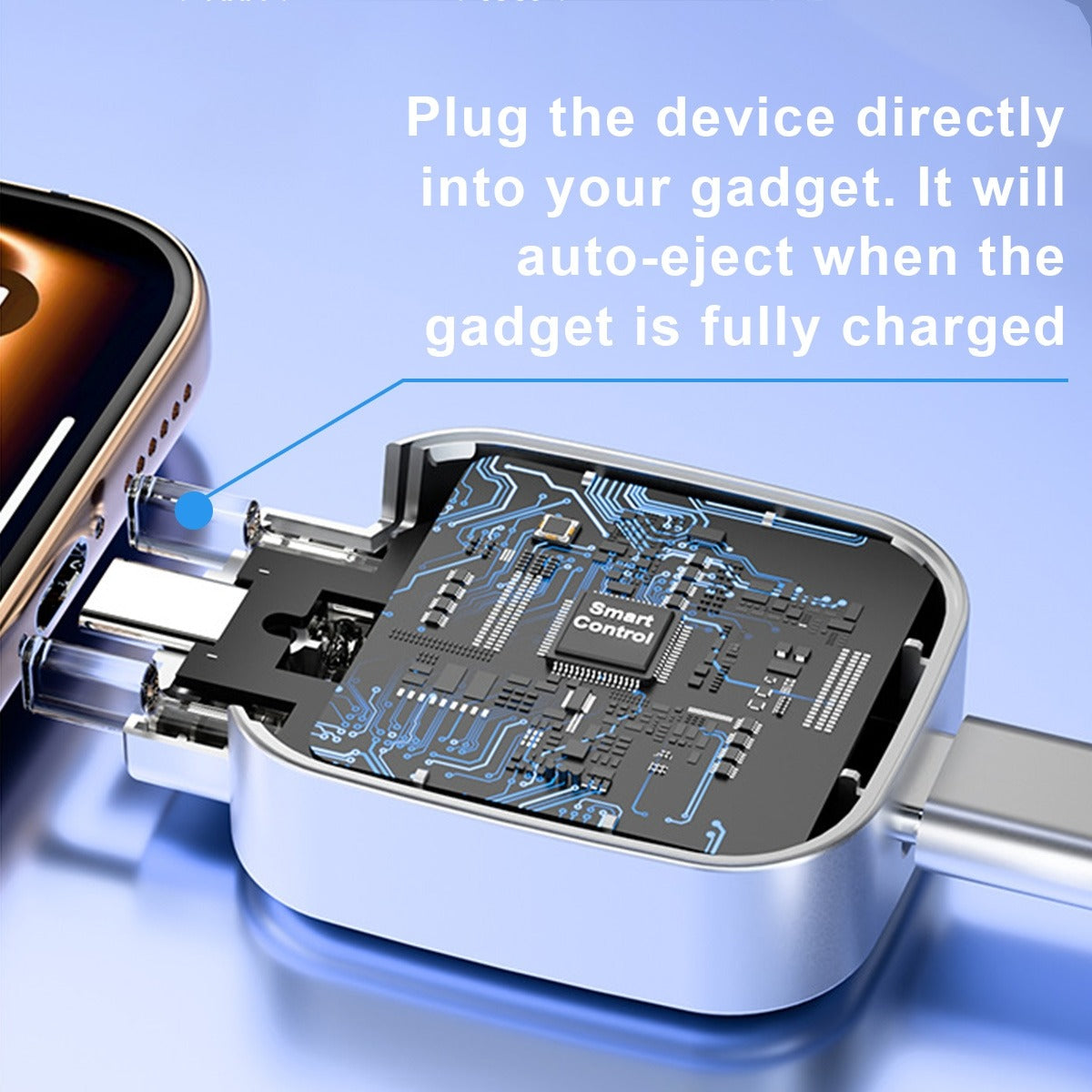 USB-C Charging Adapter with Auto Eject for Seamless Connectivity