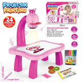 LED Projector Painting Table for Kids - Creative Fun and Learning