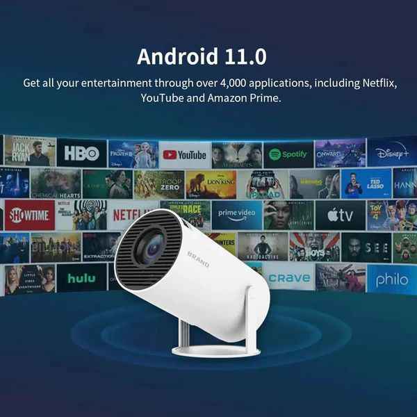 Mini Round Projector - Compact & Powerful Home Theater Solution