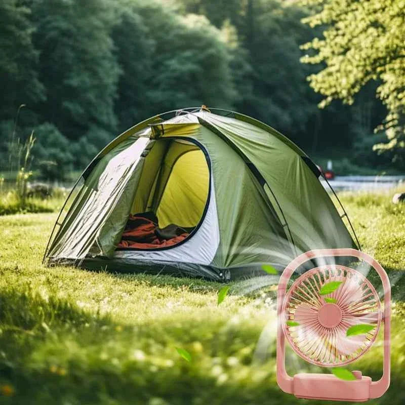 Portable Mini Desktop Fan for On-the-Go Comfort