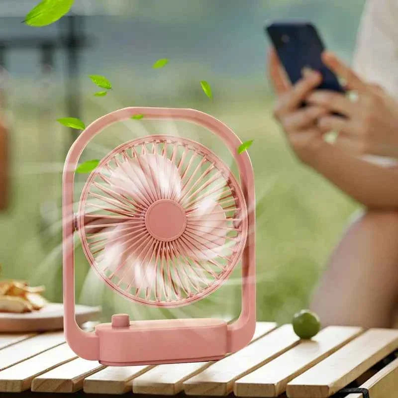 Portable Mini Desktop Fan for On-the-Go Comfort