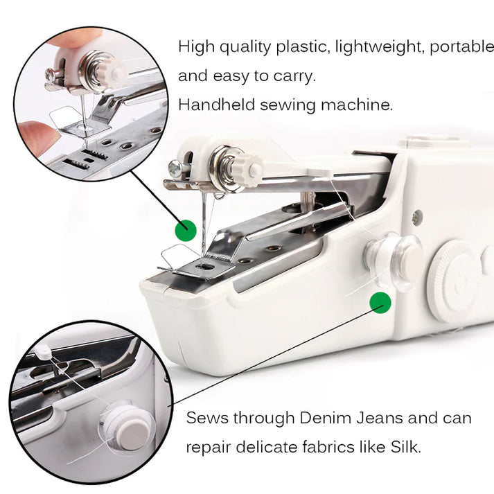Handheld Mini Sewing Machine - Your Convenient Portable Sewing Solution