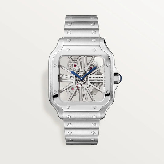 Santos de Cartier Skeleton Watch - Timeless Elegance and Precision