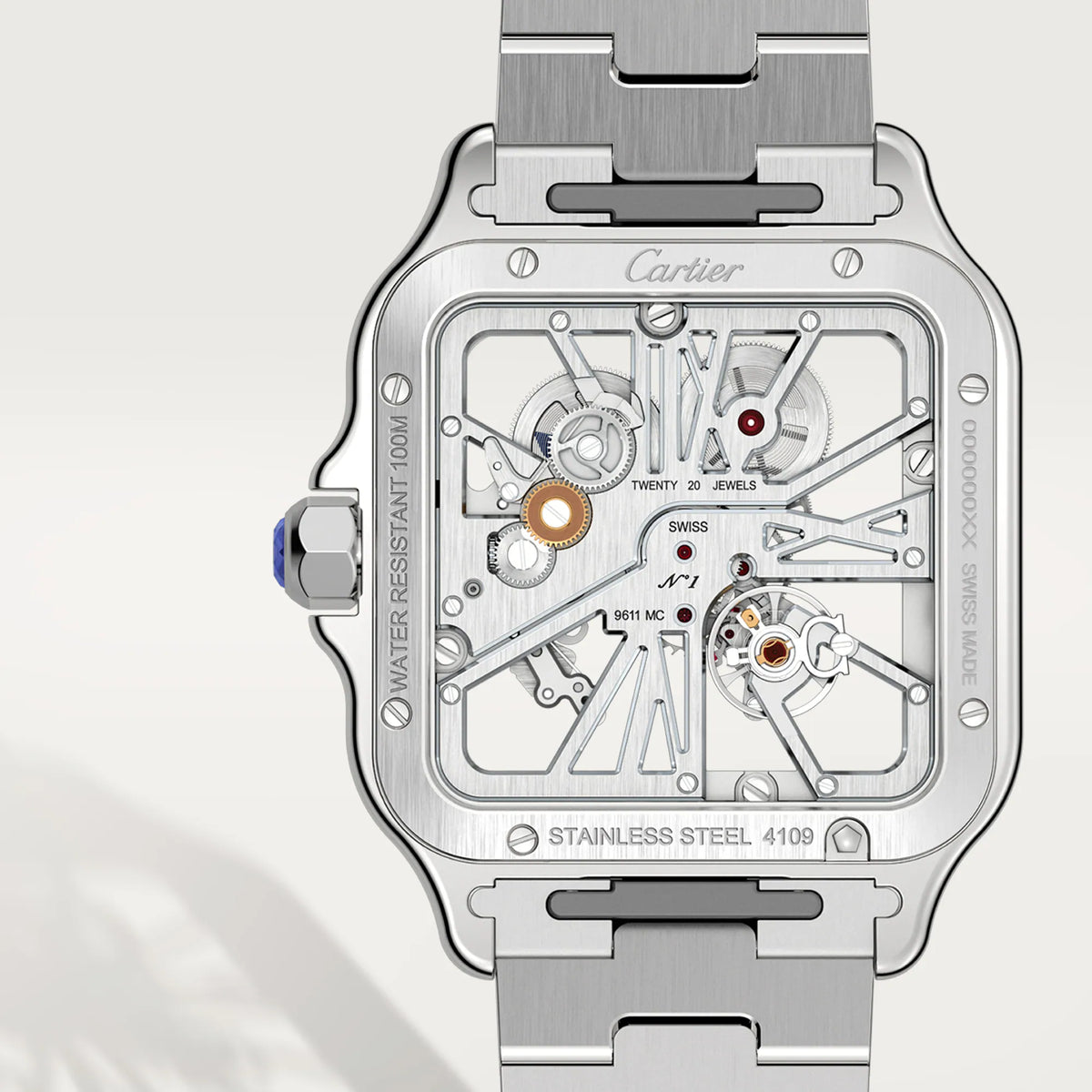 Santos de Cartier Skeleton Watch - Timeless Elegance and Precision