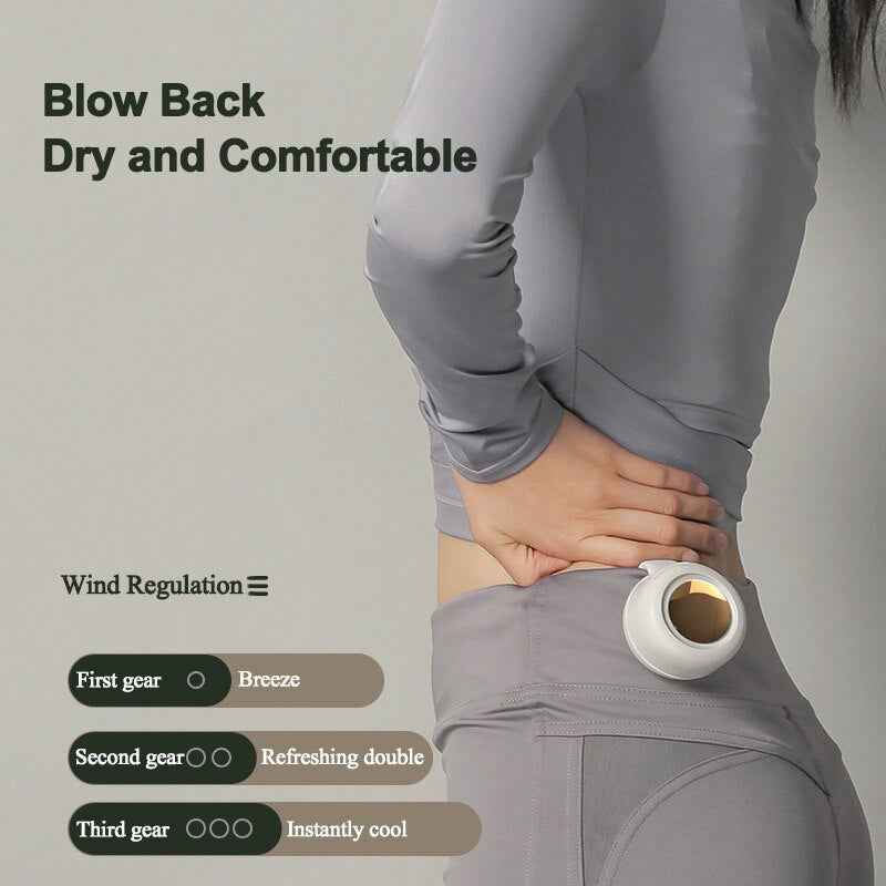Portable Bladeless Fan for Safe and Convenient Cooling on the Go