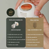 Portable Bladeless Fan for Safe and Convenient Cooling on the Go