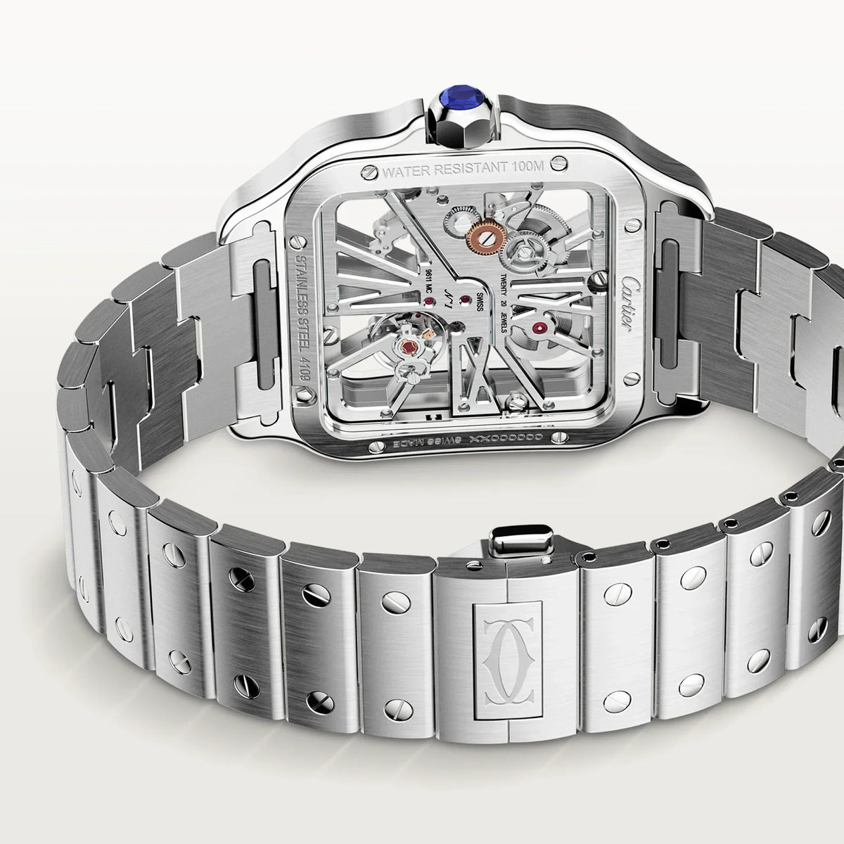 Santos de Cartier Skeleton Watch - Timeless Elegance and Precision