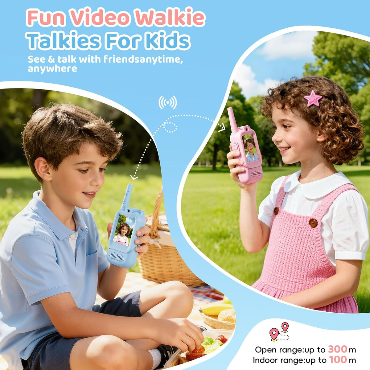 Kids Video Calling Walkie-Talkie for Fun Communication and Adventure