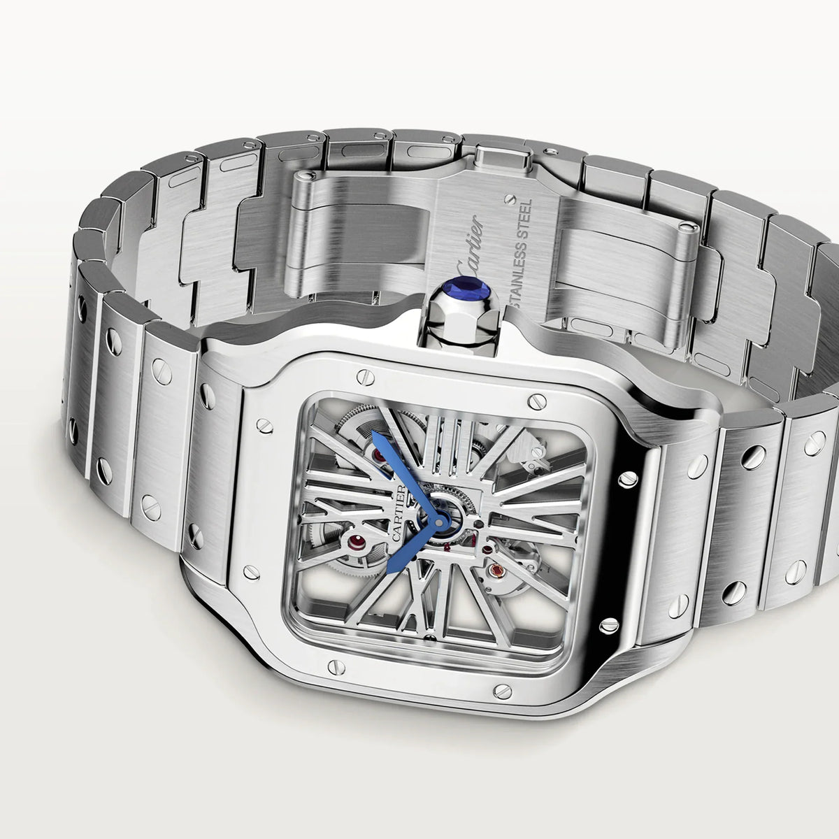 Santos de Cartier Skeleton Watch - Timeless Elegance and Precision